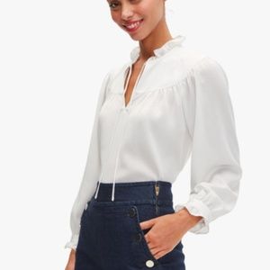 Kate Spade fluid jacquard top